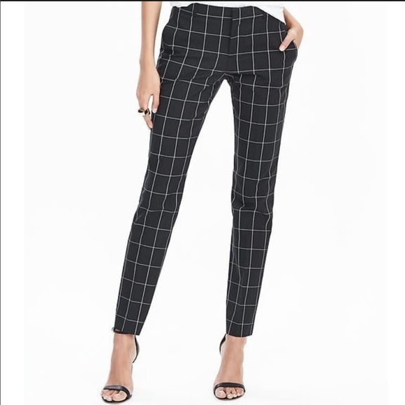 Banana Republic Pants - Banana Republic Ryan Pants Windowpane Print